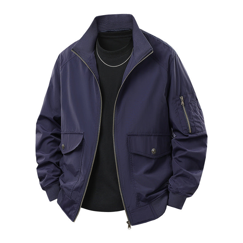 Herren Sportliche Jacke mit hohen Kragen und praktischen Taschen Echo Archiv
