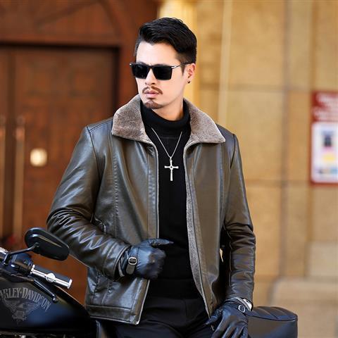 Herren Lederjacke Echoarchiv