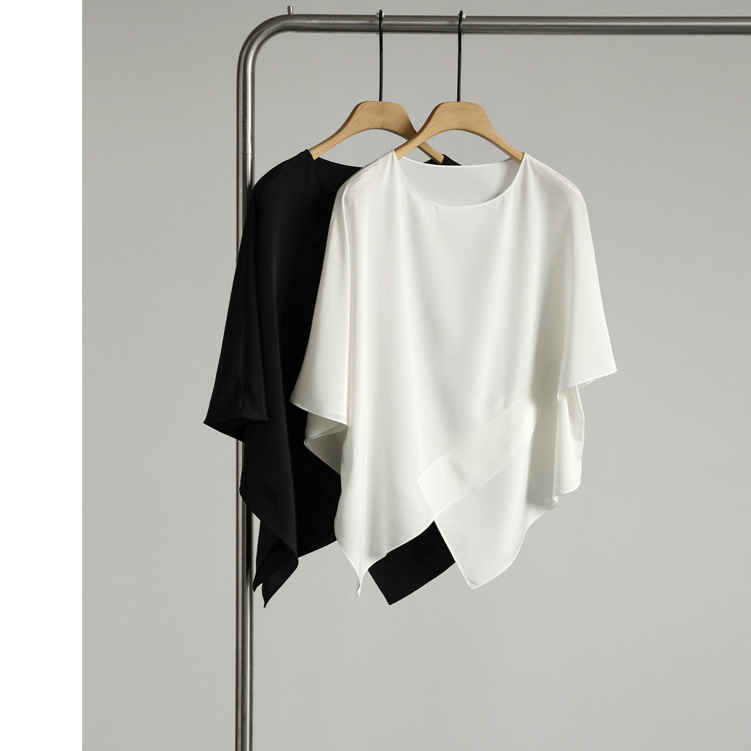 Damen Modische Wickelbluse Echoarchiv