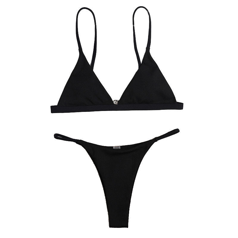 Damen Triangel-Bikini-Oberteil mit verstellbaren Trägern und hochwertigem Material Echo Archiv