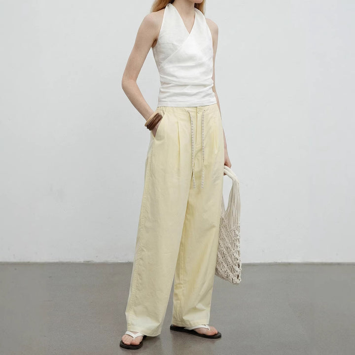 Damen Lockere Baumwollhose Echo Archiv