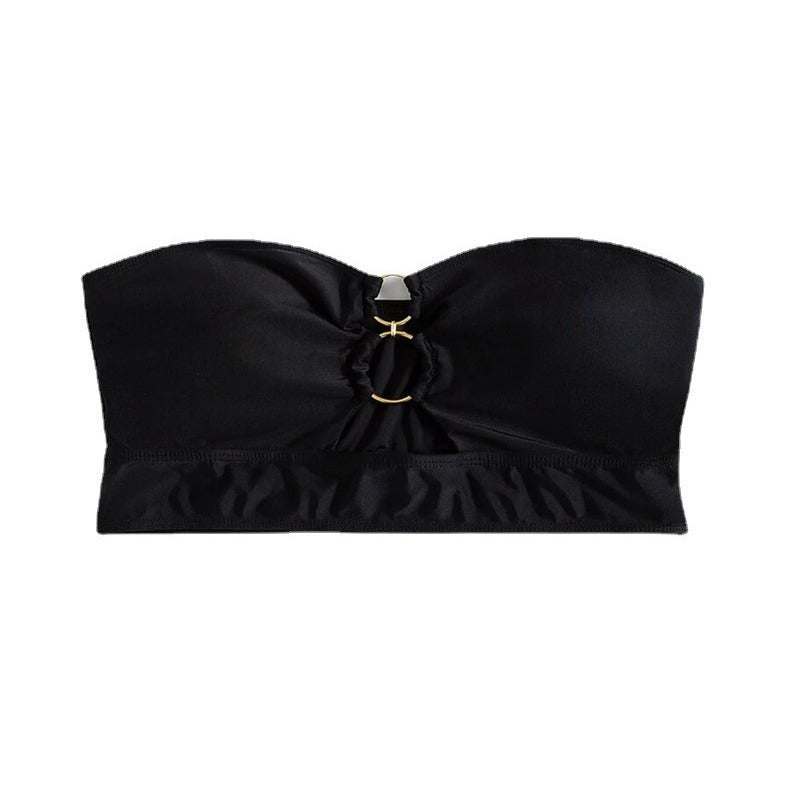 Damen Bandeau-Top mit dekorativem Ring Echo Archiv