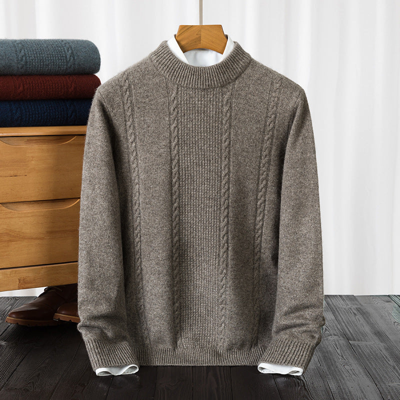 Herren edler Strickpullover mit Rollkragen Echoarchiv