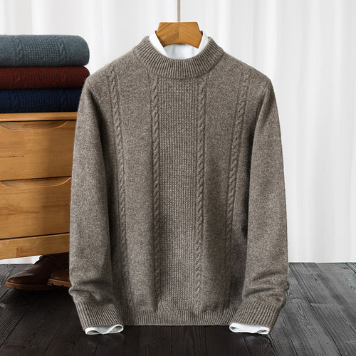 Herren edler Strickpullover mit Rollkragen Echoarchiv