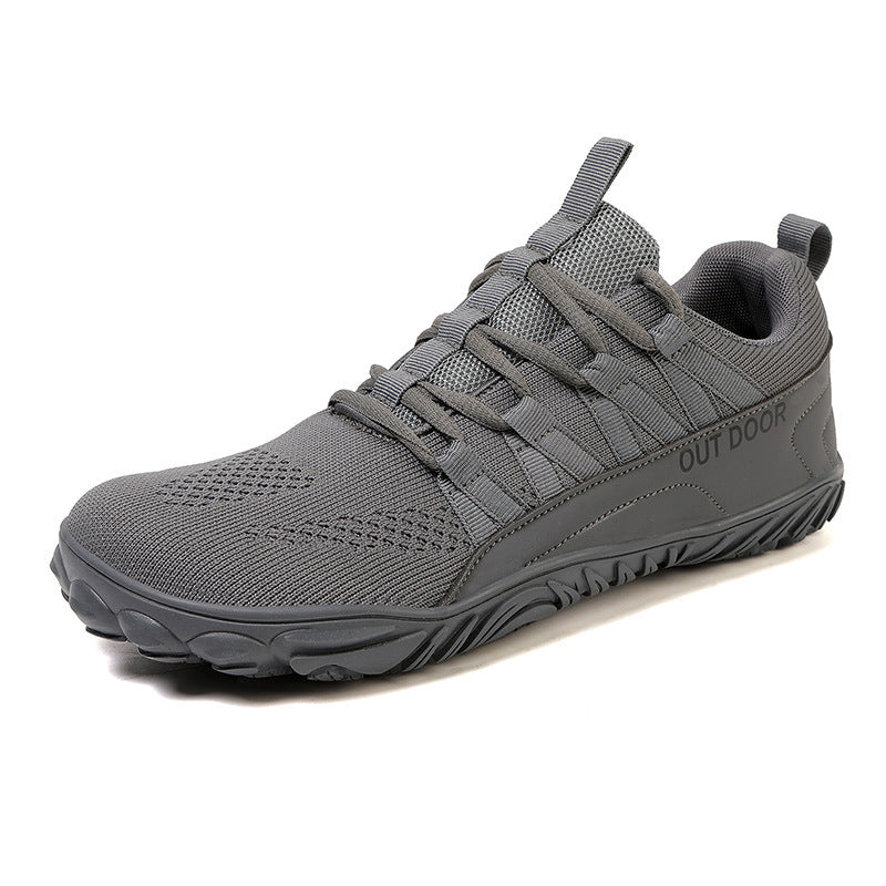 Herren leichte Outdoor-Trailrunning-Sneaker mit atmungsaktivem Strickoberteil, verstärkter Zehenkappe und griffiger Offroad-Laufsohle – Norré