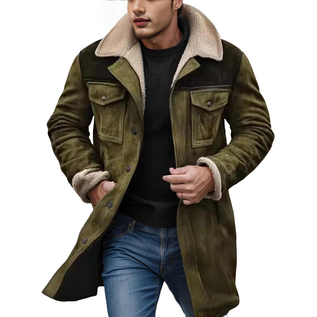 Herren Warm gefütterte Modische Jacke Echoarchiv