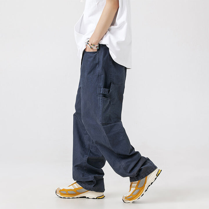 Herren Weite Utility-Cargo-Hose im Baggy-Fit mit großen aufgesetzten Taschen und verstärkten Kniepartien Echo Archiv