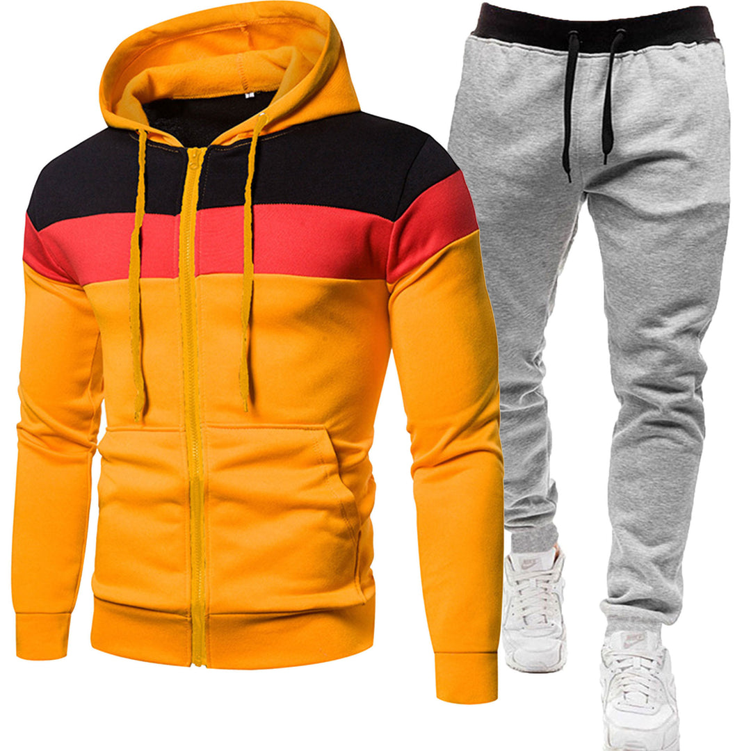 Herren zweiteiliges Freizeit-Jogginganzug-Set – Marzano