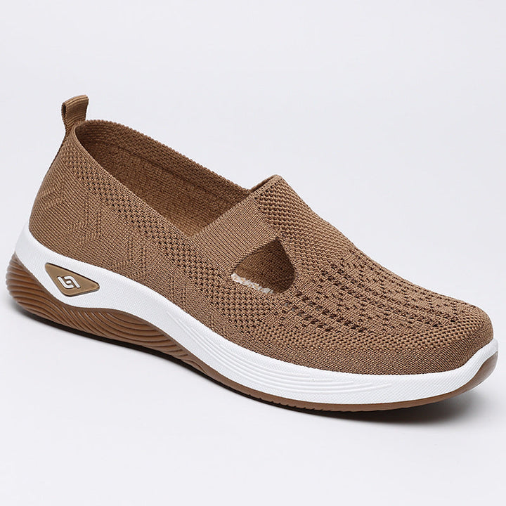 Damen Atmungsaktive Slip-On Sneakers mit elastischem Design Echo Archiv