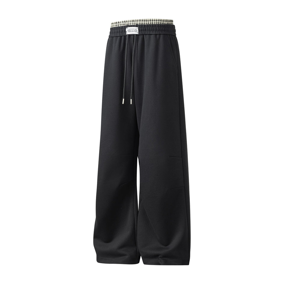 Herren weite Freizeithose aus atmungsaktivem Baumwollmix mit elastischem Bund und seitlichen Taschen Echoarchiv