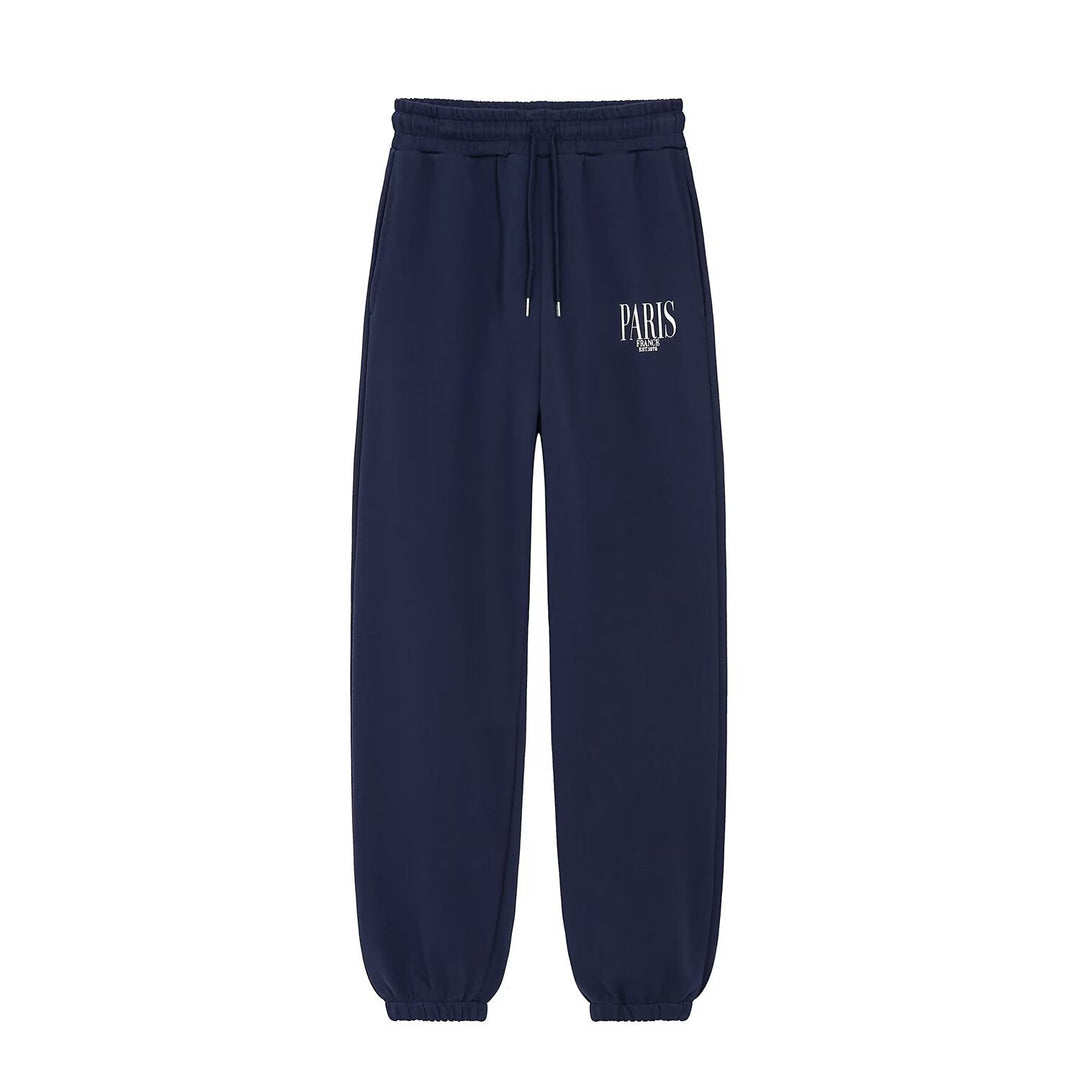 Damen Relaxte Jogginghose mit Tunnelzug, elastischem Bund und Print Echoarchiv