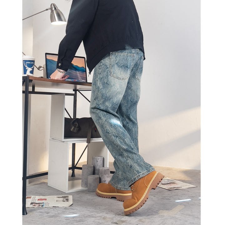 Herren Bequeme Jeans mit lässigem Schnitt Echo Archiv