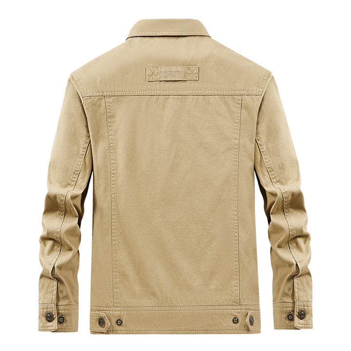 Herren nan leichte Canvas-Fieldjacke mit Brustklappe, atmungsaktivem Mesh-Innenfutter und mehreren Eingrifftaschen Echo Archiv