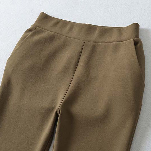 Damen hochtaillierte Stretch‑Schlaghose mit weitem Bootcut‑Schnitt Echoarchiv
