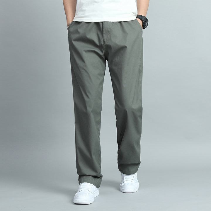 Herren Bequeme Chino Baumwollhose Echo Archive