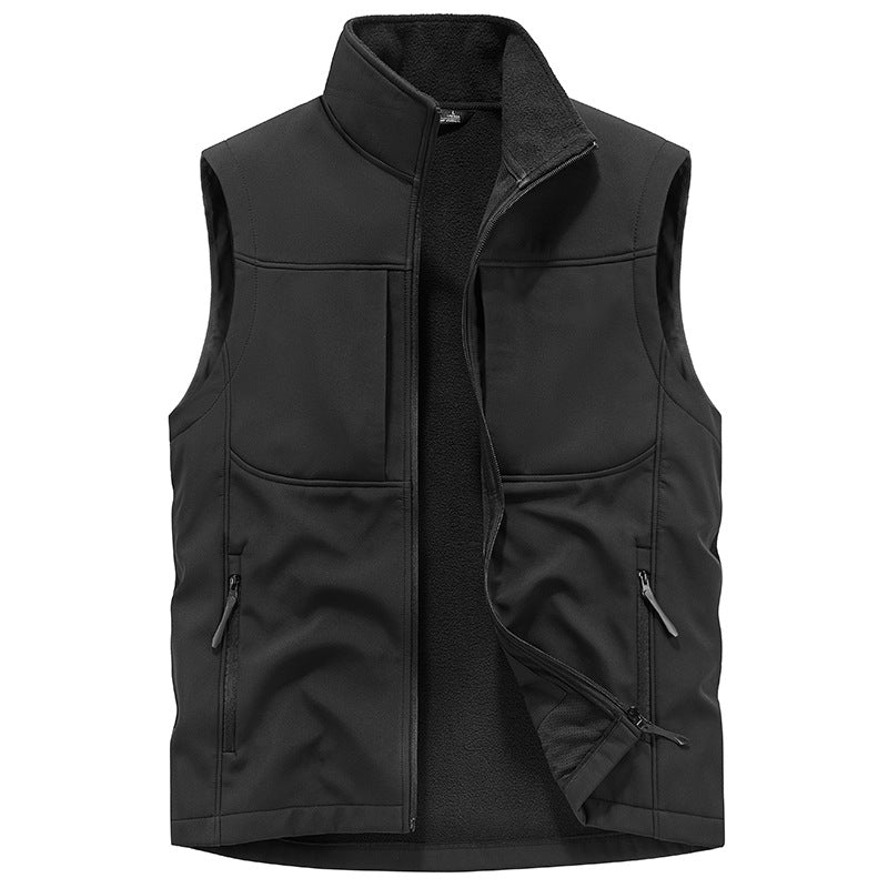 Herren Funktionale Softshell‑Weste mit Fleecefutter und winddichter Membran Echo Archiv