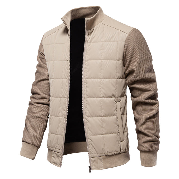 Herren Steppjacke mit sportlichen Details und praktischem Reißverschluss Echoarchiv