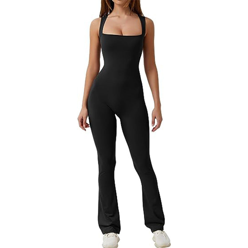 Damen Fitness-Jumpsuit mit figurbetontem Schnitt Echo Archiv