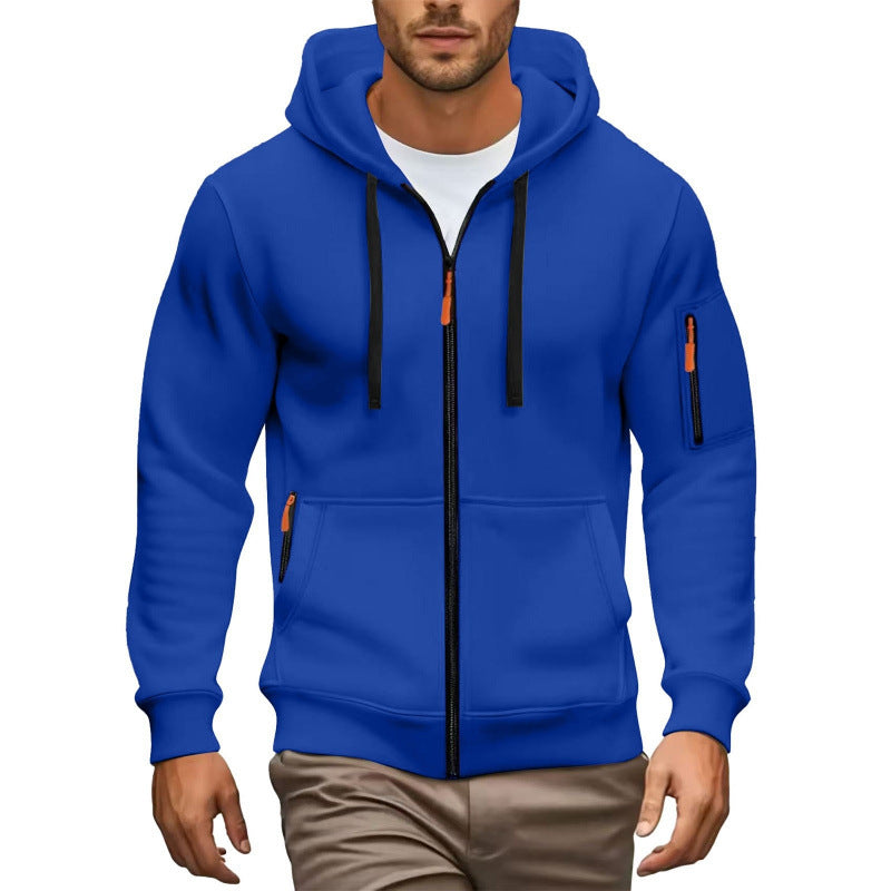 Herren Hochwertiger Zip-Hoodie Echoarchiv