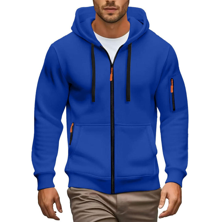 Herren Hochwertiger Zip-Hoodie Echoarchiv