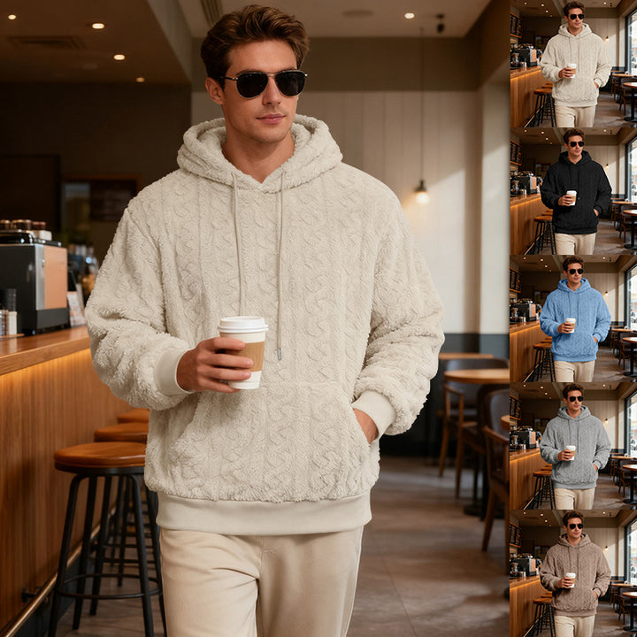 Herren Kuscheliger Kapuzenpullover Echoarchiv
