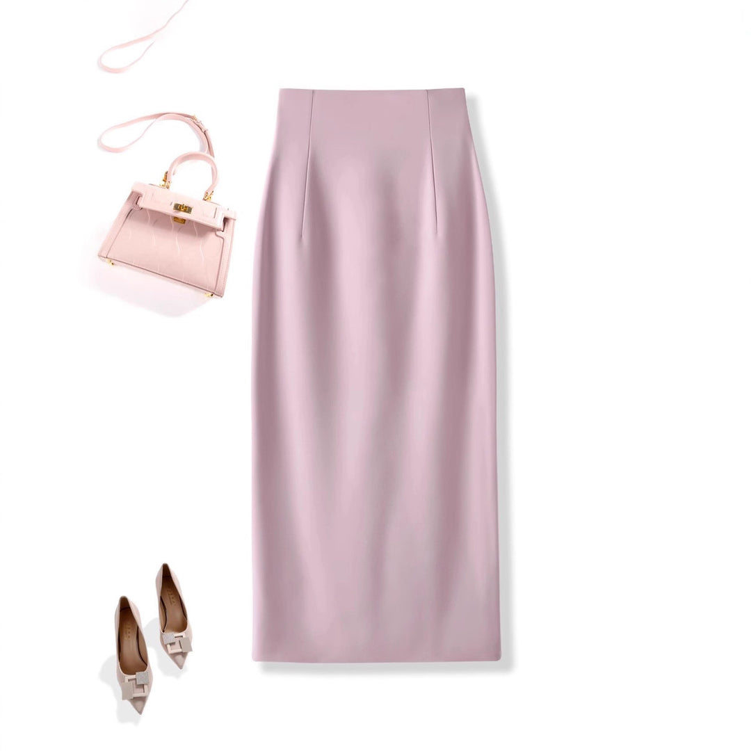 Damen Eleganter Midirock mit Raffungen Echoarchiv