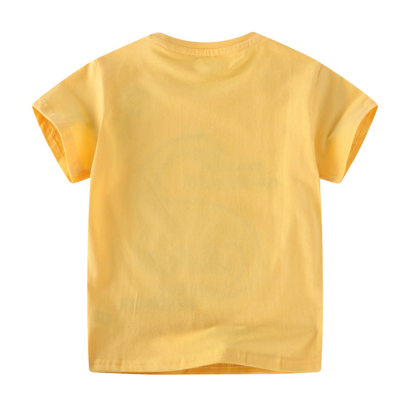 Jungen T-Shirt mit kreativen Dinosaurier-Applikationen Echo Archiv