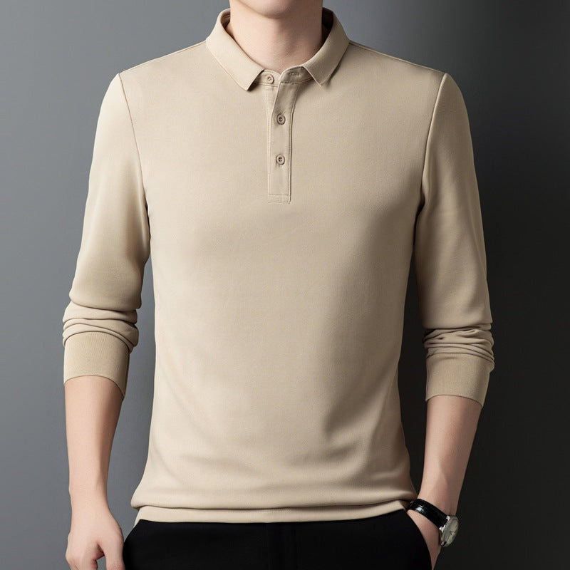 Damen Poloshirt mit langem Arm und Knopfdetails Echo Archiv