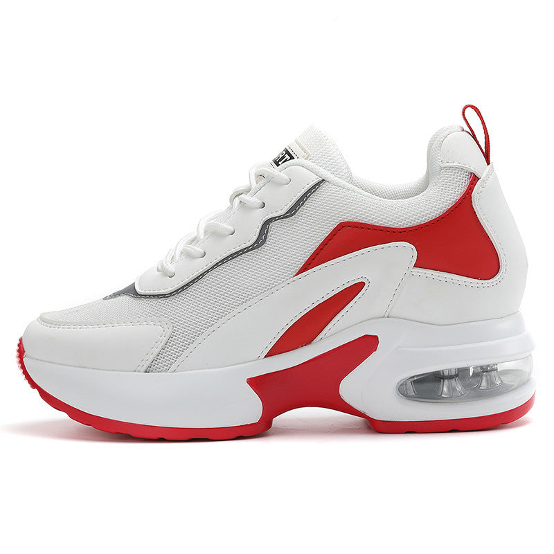 Damen nan luftgepolsterte Plateau-Sneaker mit sichtbarer Fersenluftkapsel und atmungsaktivem Mesh Echo Archiv