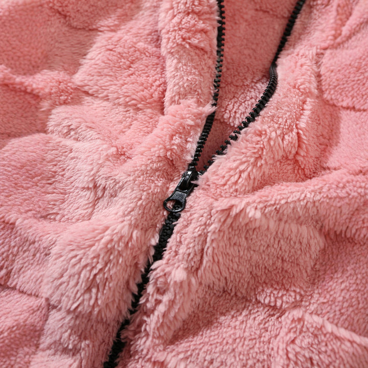 Herren Fleecejacke mit strukturiertem Design und praktischem Reißverschluss Echoarchiv
