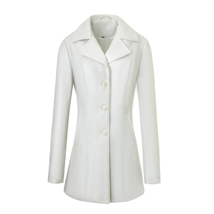 Damen Modischer Knopfblazer Echo Archiv