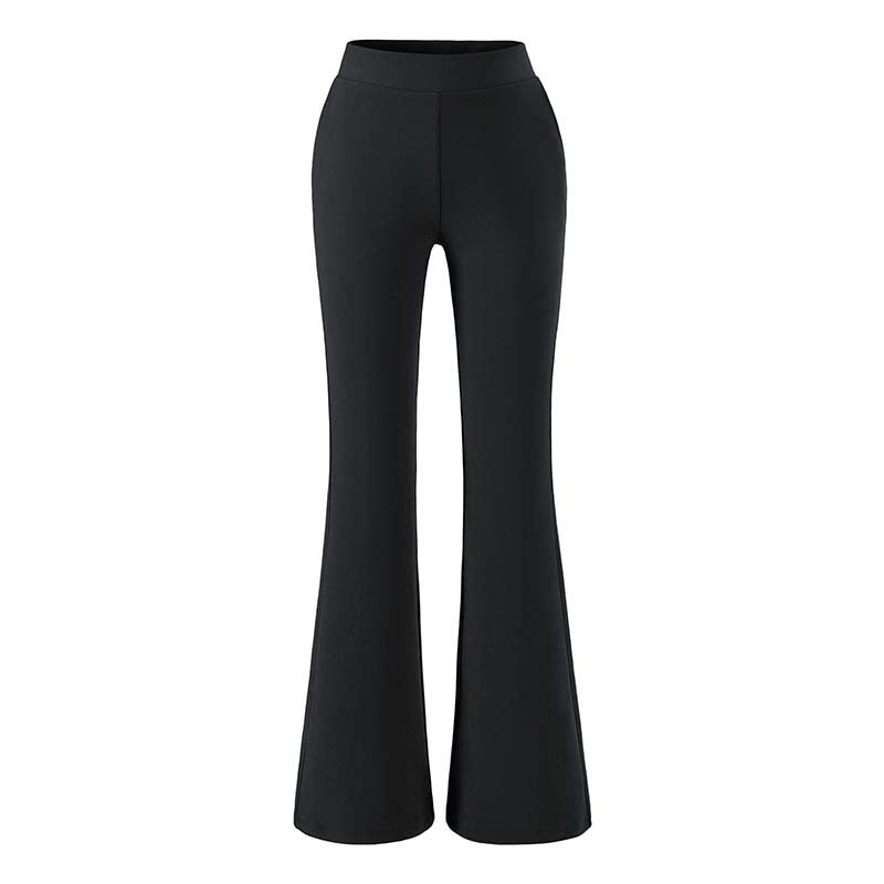 Damen hochtaillierte Stretch‑Schlaghose mit weitem Bootcut‑Schnitt Echoarchiv
