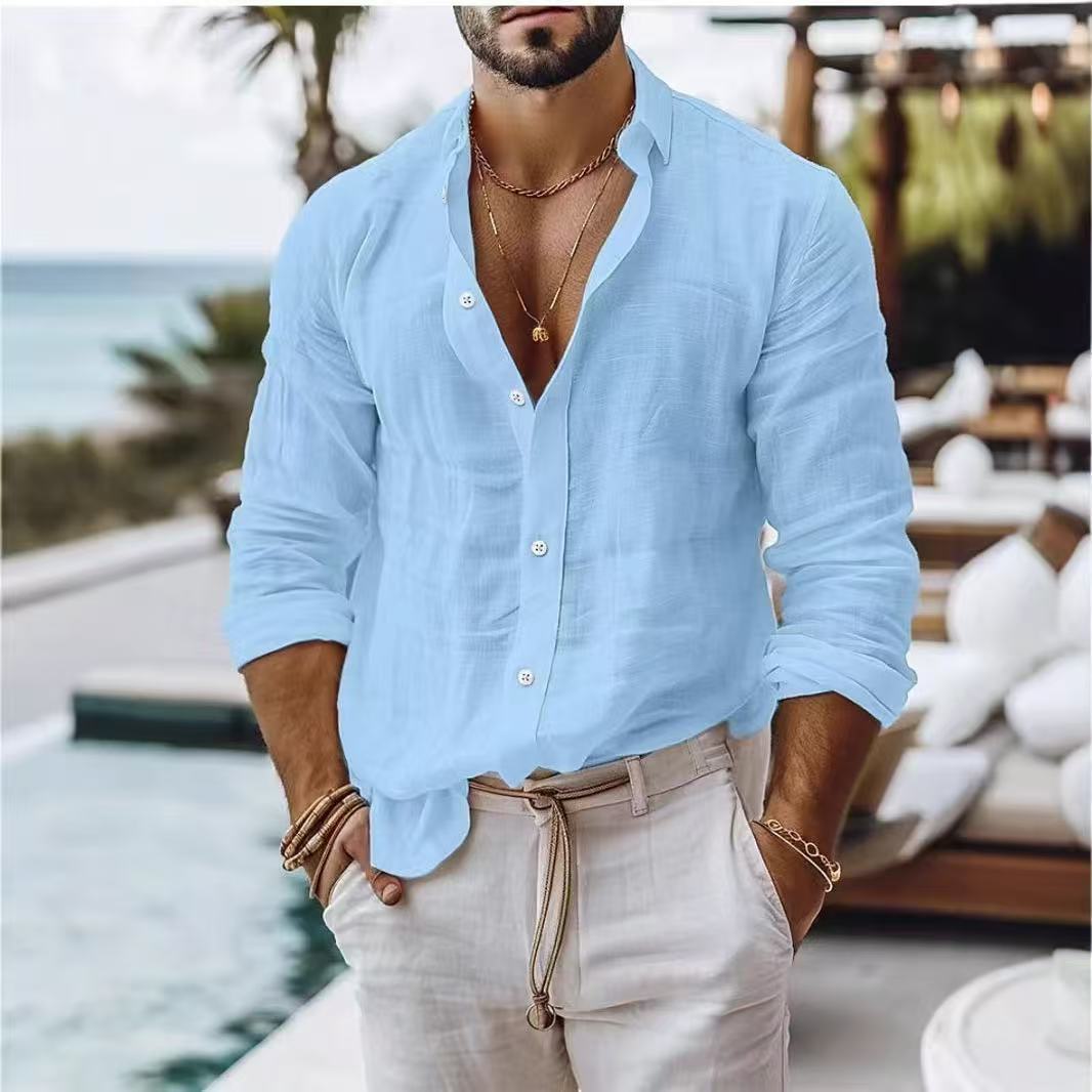 Herren vielseitiges Longsleeve-Hemd Echoarchiv