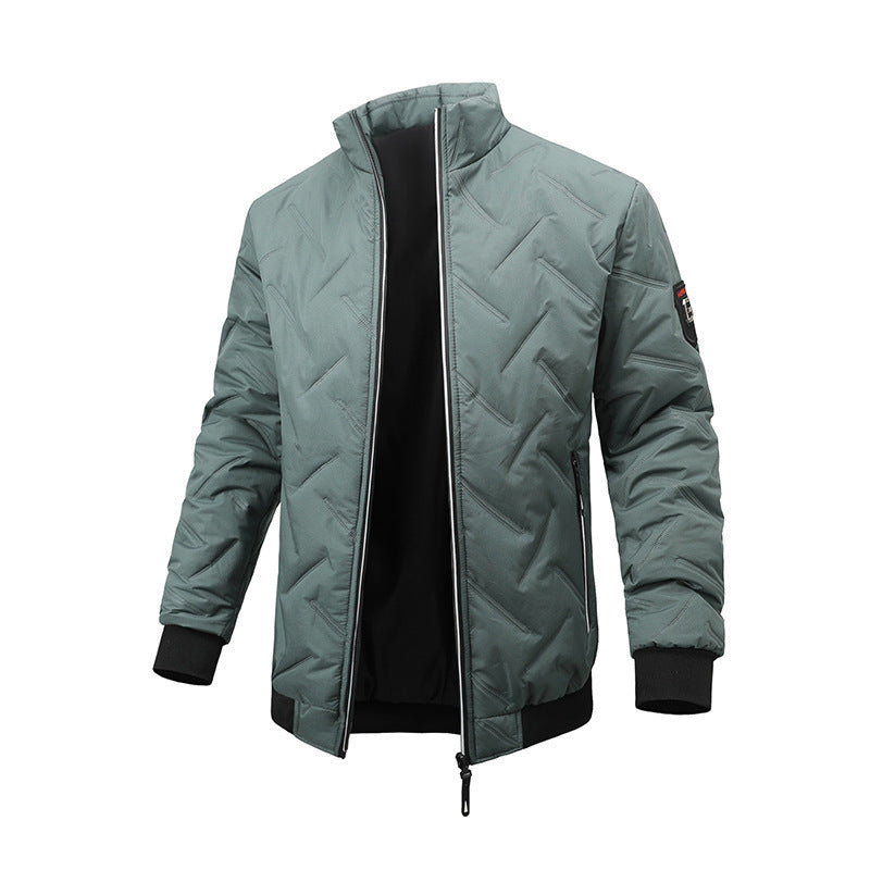 Herren Leichte Steppjacke mit hohem Kragen und praktischem Reißverschluss Echo Archiv