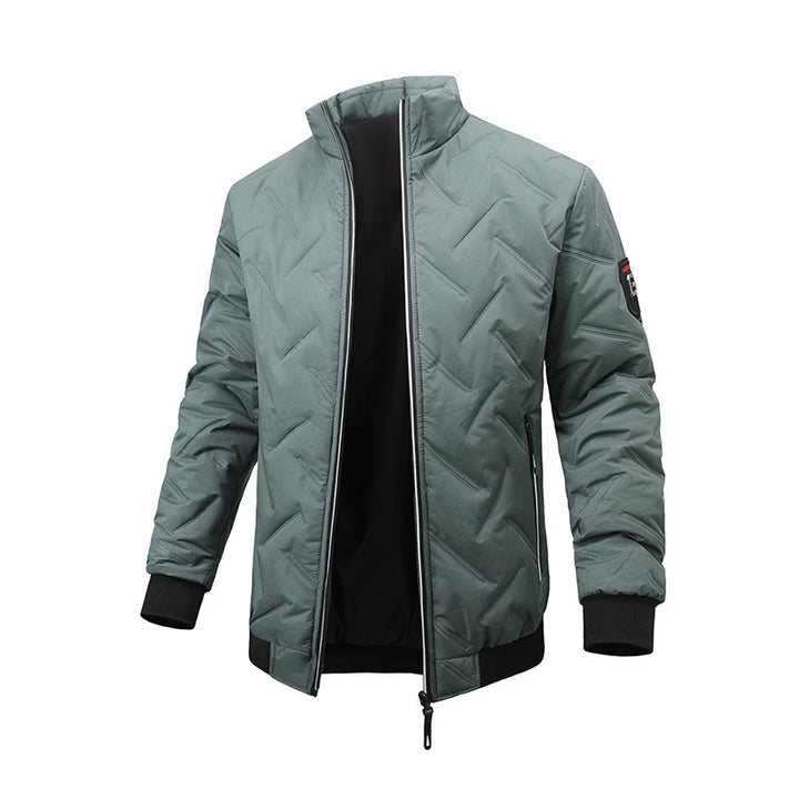 Herren Leichte Steppjacke mit hohem Kragen und praktischem Reißverschluss Echo Archiv