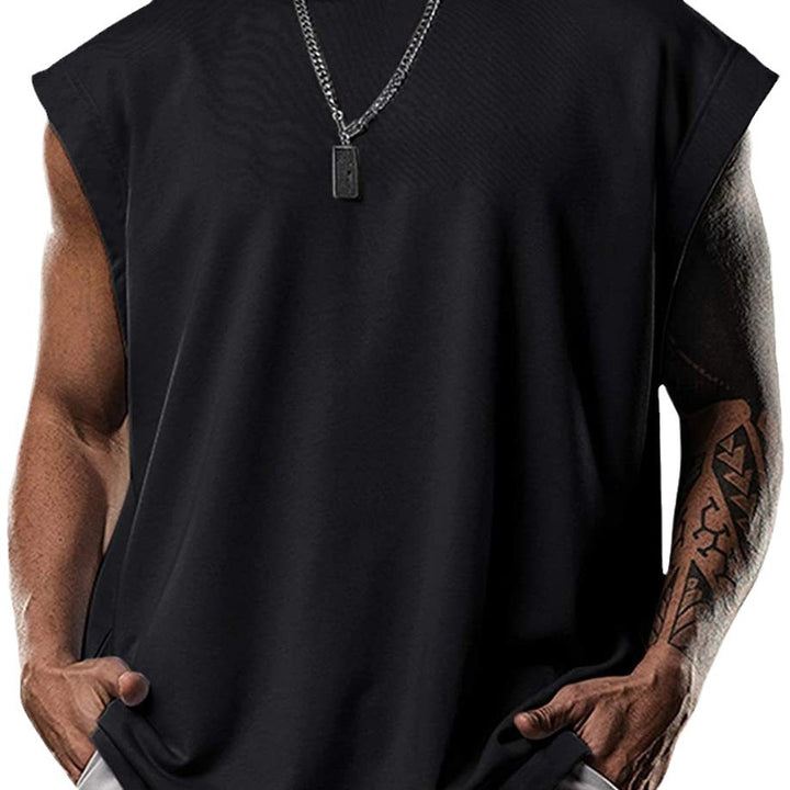 Herren Kapuzen-Tanktop mit modischem Schnitt und praktischer Kängurutasche Echoarchiv
