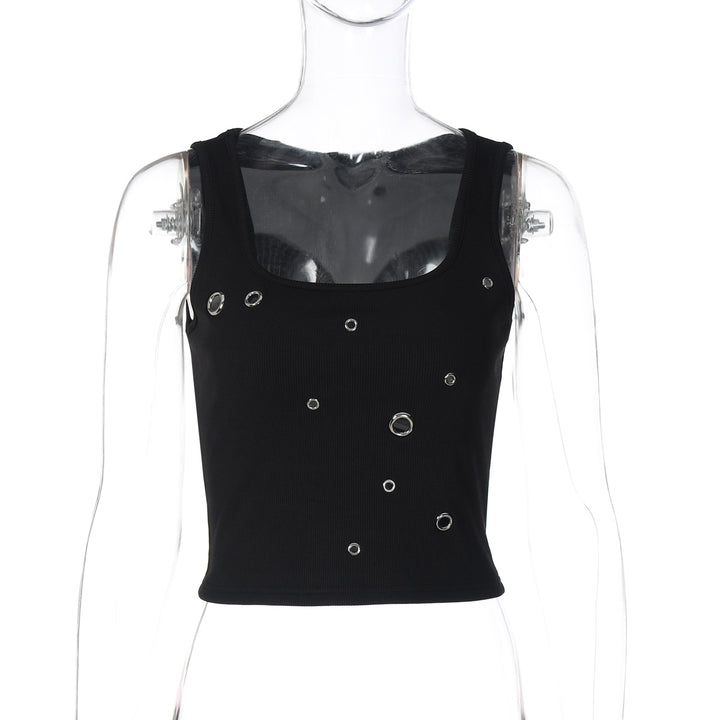 Damen Crop-Top mit auffälligem Ringdetail Echo Archiv