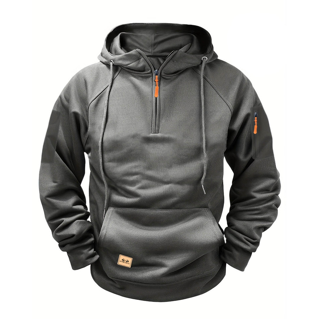 Herren sportlicher Kapuzenpullover mit praktischem Reißverschluss Echoarchiv