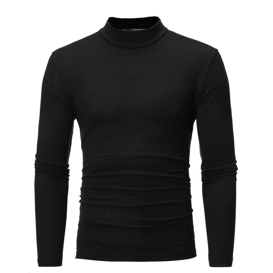 Herren Rollkragenpullover mit enger Passform und edel strukturiertem Material Echoarchiv