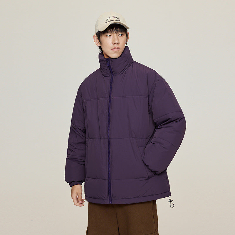 Unisex Oversize Steppjacke mit hohem Kragen und Kordelzug Echo Archiv