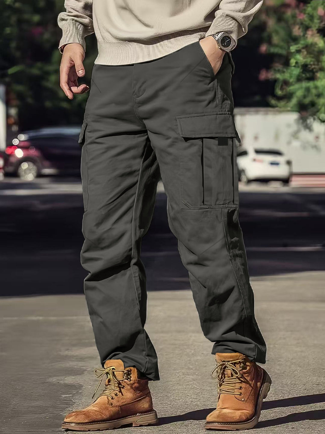 Herren Robuste Cargo-Hosen mit praktischen Taschen Echo Archiv