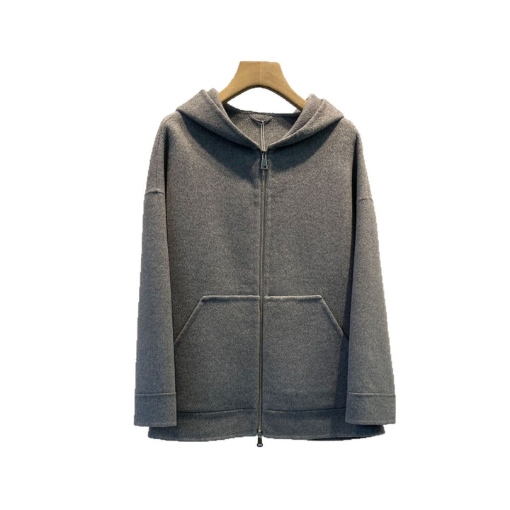 Stylische Fleecegefütterte Zip-Up Jacke für Damen Echoarchiv