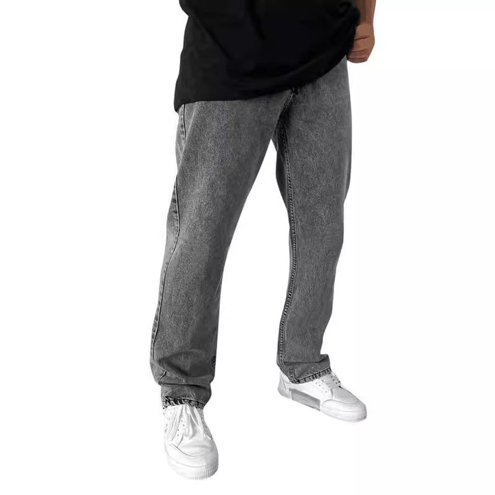 Herren nan lockere Straight-Leg Jeans mit elastischem Bundsaum und entspannter Passform Echo Archiv