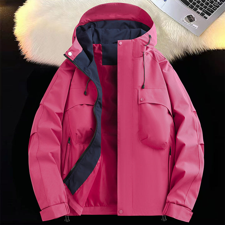 Herren atmungsaktive und wasserabweisende Funktionsjacke mit großzügigen Taschen Echoarchiv
