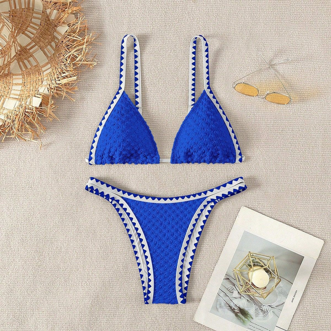 Damen Triangel-Bikini mit strukturierten Details Echo Archiv