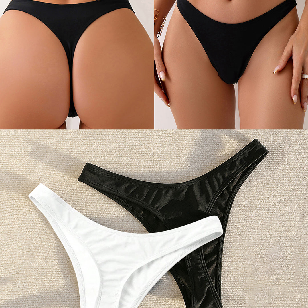 Damen Hochgeschnittener Bikini mit seitlichen Bindebändern Echo Archiv