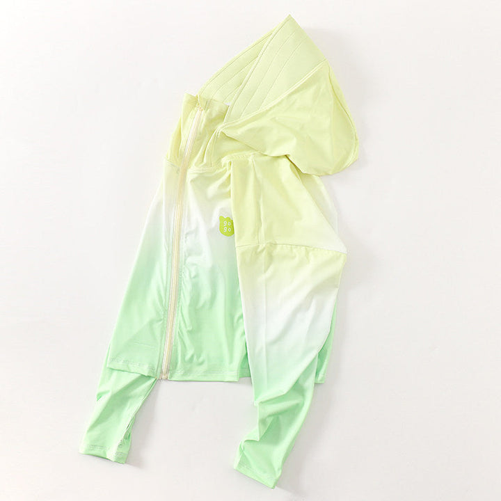 Damen nan leichte UV-Schutz Kapuzenjacke aus Funktionsstretch mit durchgehendem Reißverschluss und Raglanärmeln Echo Archiv