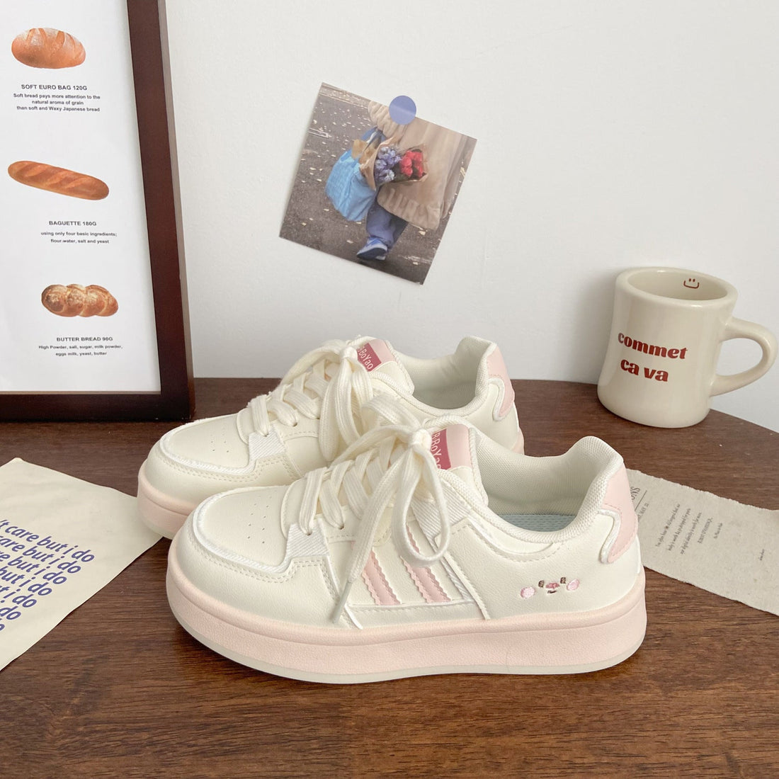 Damen Chunky Sneakers mit gepolsterter Sohle und sportlichen Akzenten – Névara