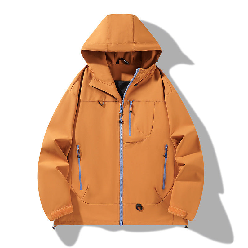 Herren Nano wasserdichte Softshell-Jacke mit geschweißten Nähten, versteckter Brusttasche und verstellbarem Saum – Taviero