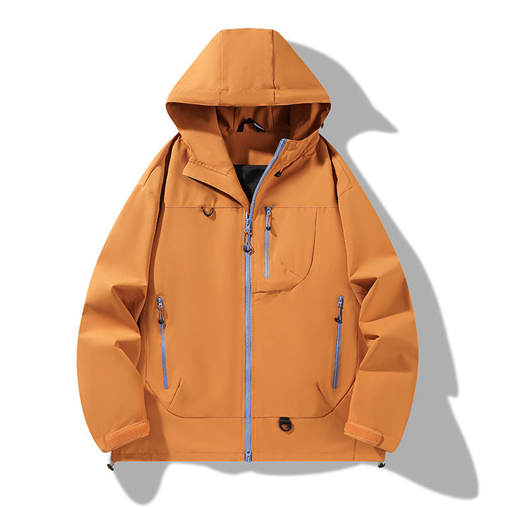 Herren Nano wasserdichte Softshell-Jacke mit geschweißten Nähten, versteckter Brusttasche und verstellbarem Saum – Taviero